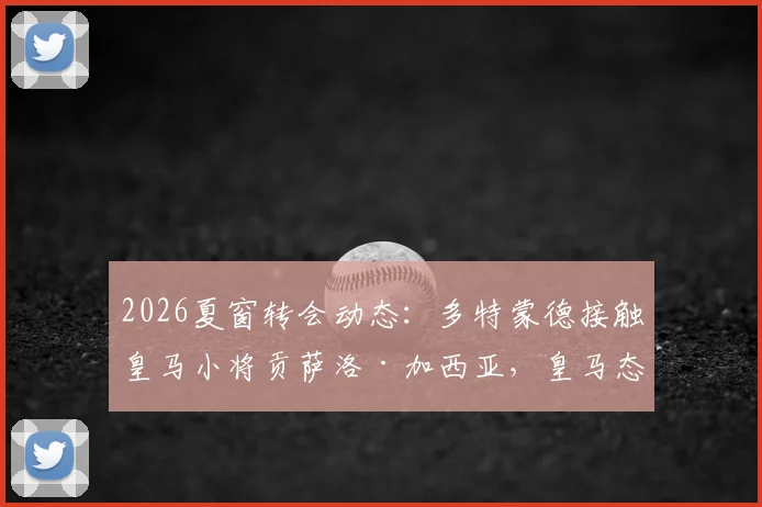 2026夏窗转会动态:多特蒙德接触皇马小将贡萨洛·加西亚,皇马态度开放,交易前景分析